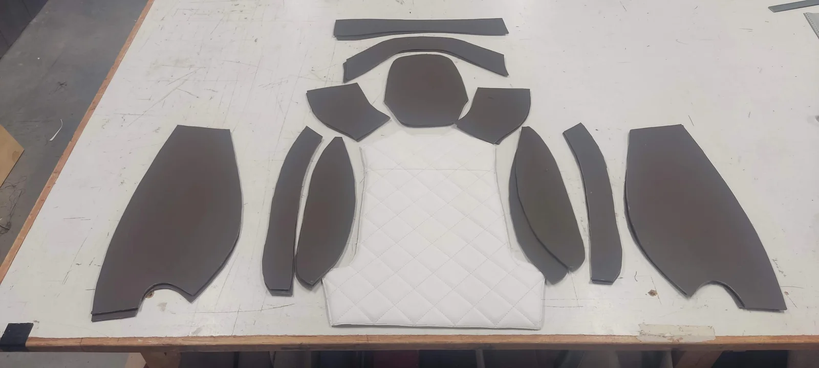 Uitgesneden bekledingsdelen voor camperstoelen